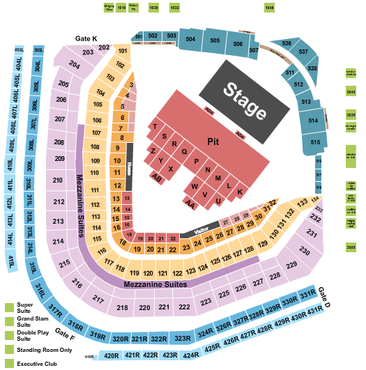 Wrigley Field Wrigley Field Seating Chart